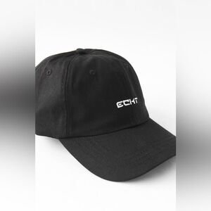 Echt apparel black Cap adjustable strap
